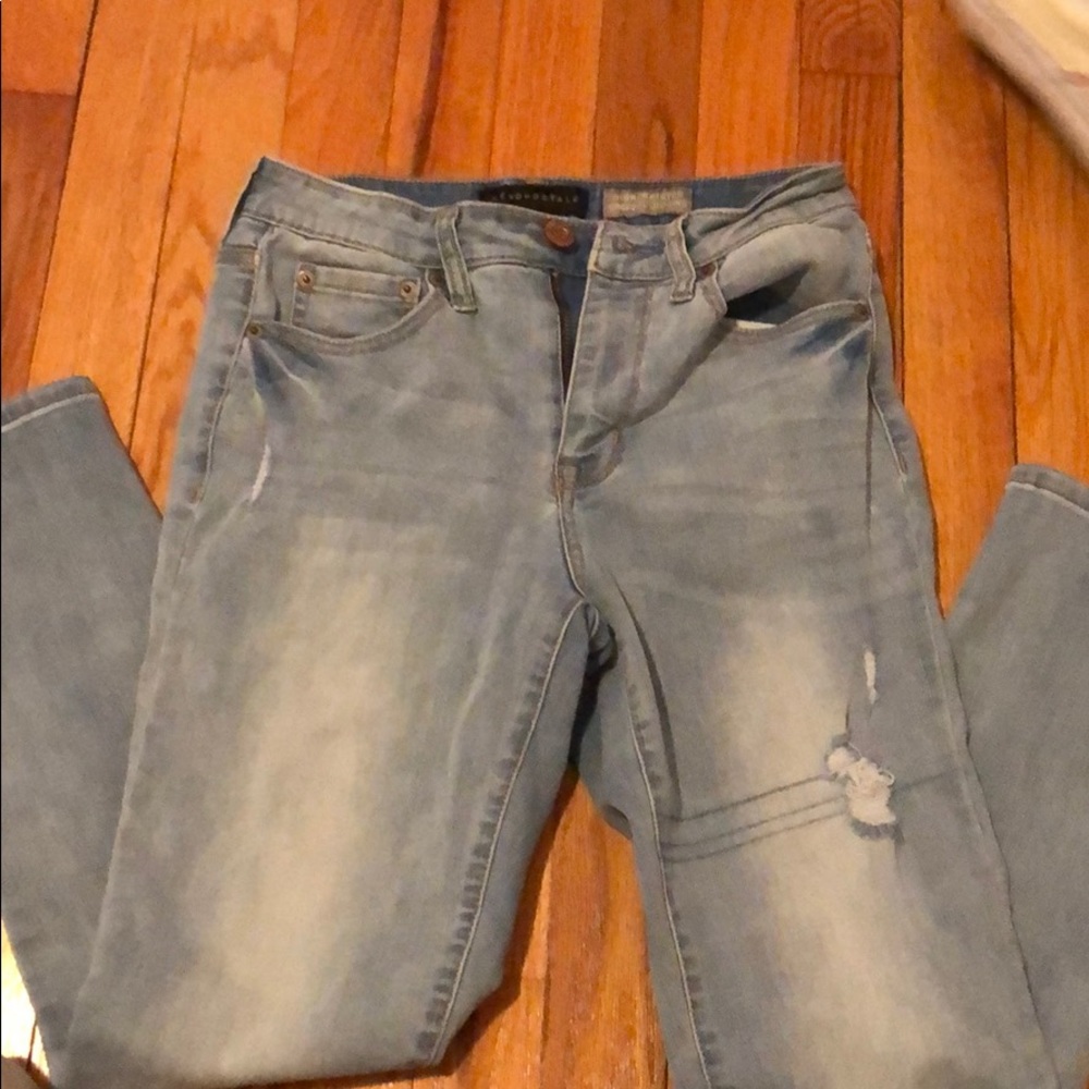 Aeropostale high waisted cropped jegging